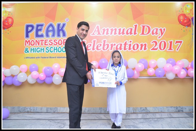 Annual Day 2017 peak Montessori high school student